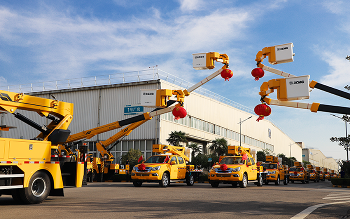 金九銀十！批量徐工絕緣斗臂車交付全國