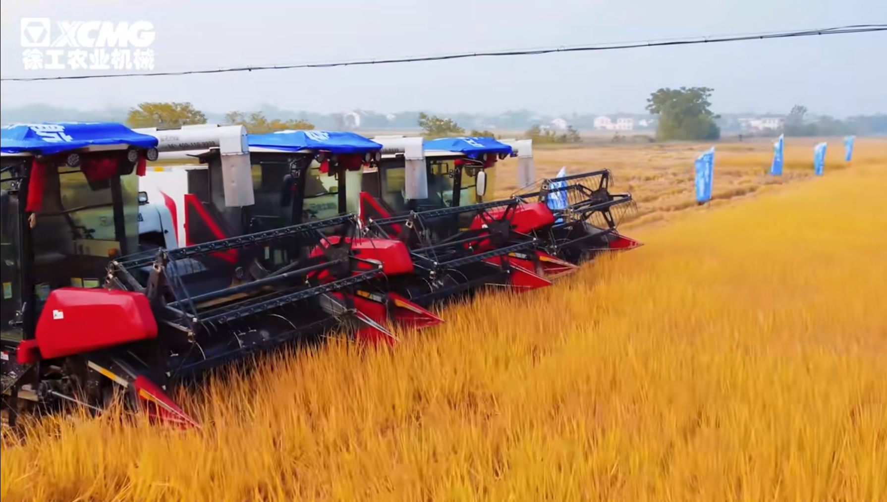 XR720履帶式谷物收割機演示推廣會