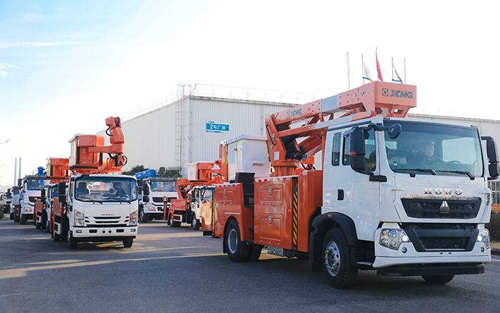 徐工成套化電力應急裝備發車 助力東南亞電力建設
