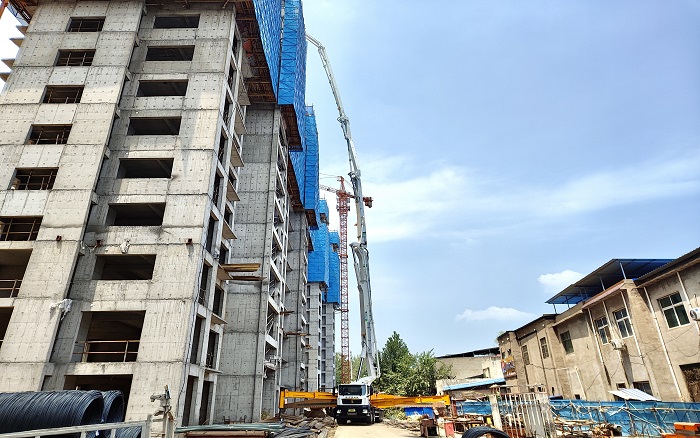 徐工72米泵車：助建超高層建筑