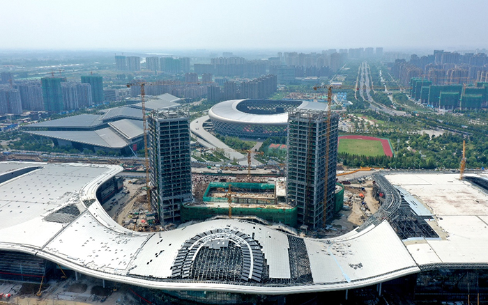 全國第四、江蘇第一 徐工助建家鄉(xiāng)新地標(biāo)